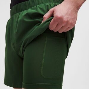 Green Men's Lululemon Athletic Shorts